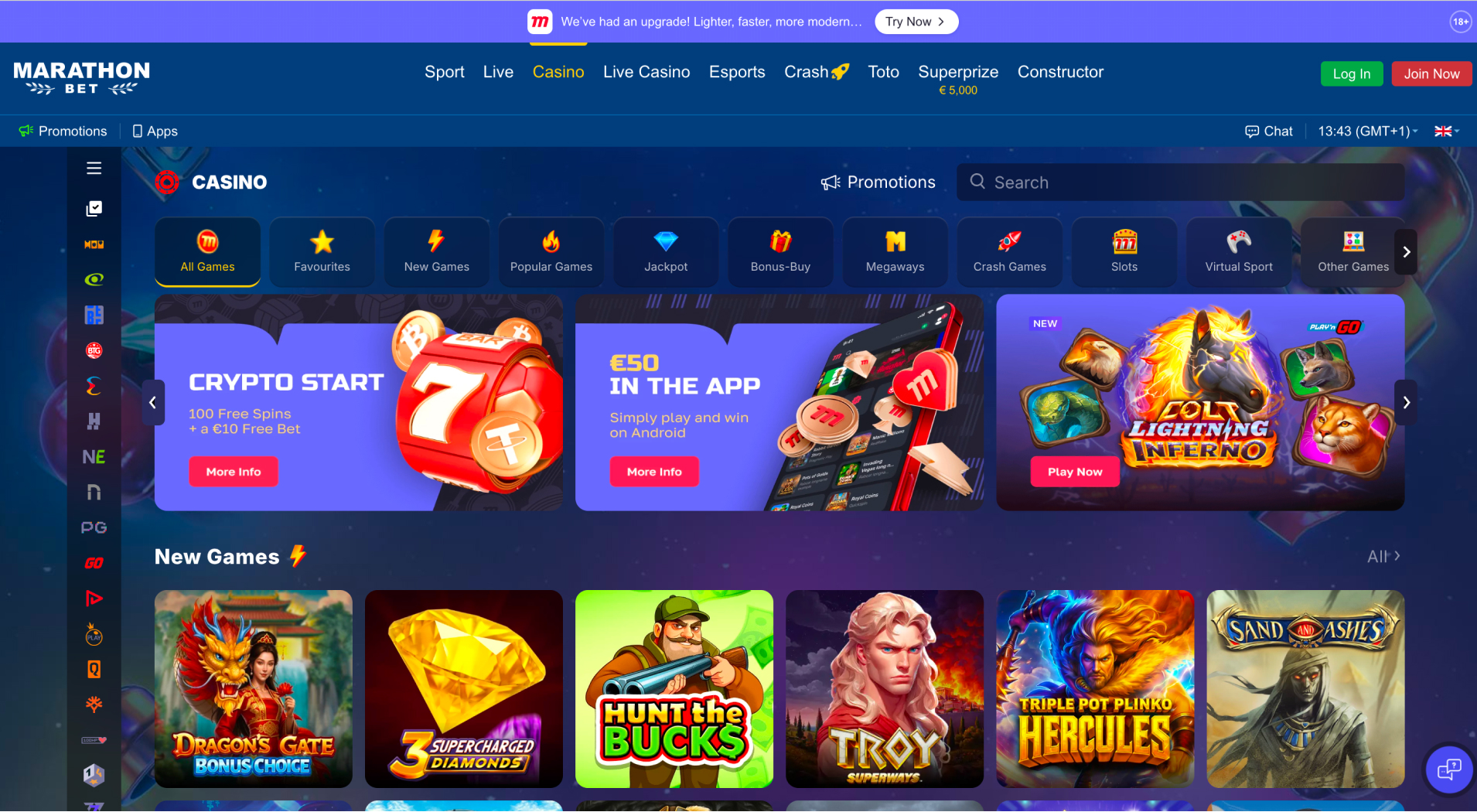 Marathonbet screenshot 1