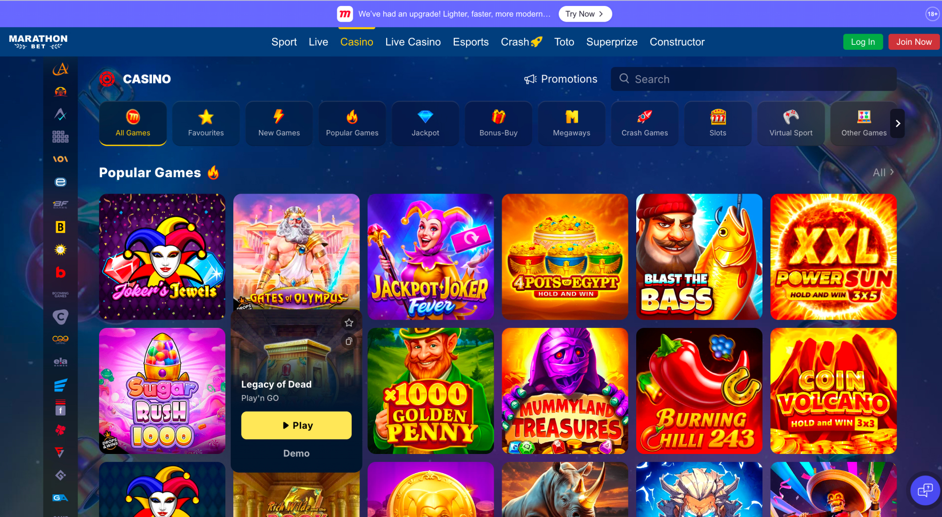 Marathonbet screenshot 2